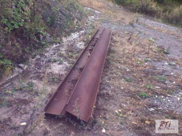 lot 48 image: (2) I Beams, 20 Long 12 Tall 6 Flange x 38 3...