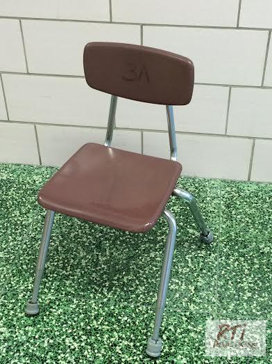 lot 80 image: (28) school chairs, 16_, good condition. All ...