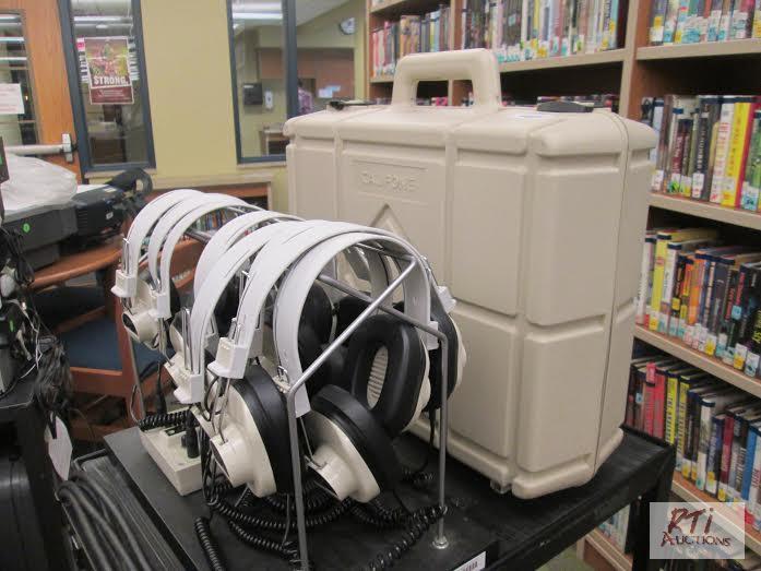 lot 92 image: Califone listening station. All equipment sel...