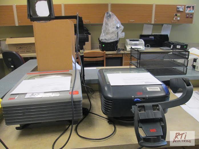lot 93 image: (7) overhead projectors. All equipment sells ...