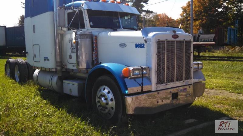lot 1 image: 1996 Peterbilt 379 road tractor, 60 inch slee...