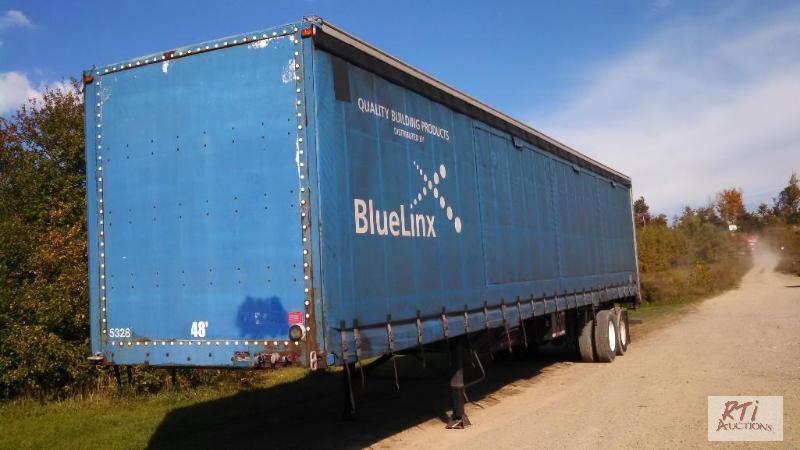 lot 16 image: 1996 Utility curtainside trailer, 48 ft, 102 ...
