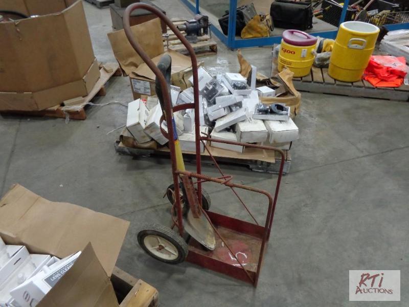 lot 15 image: tank cart &amp shovel...