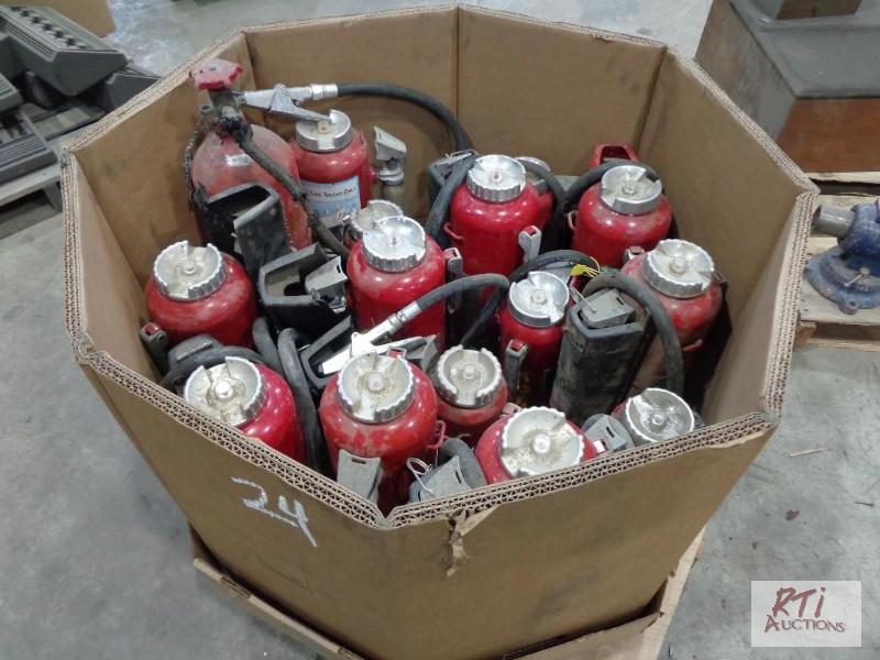lot 24 image: fire extinguishers...