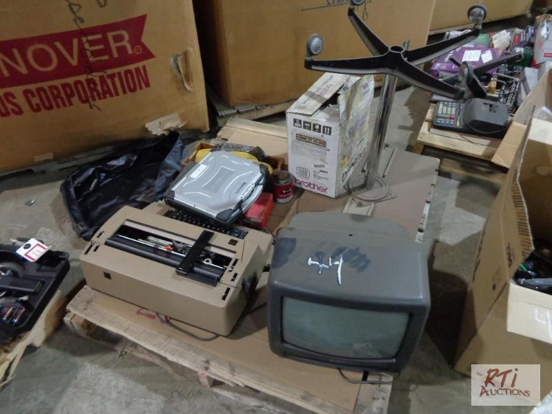 lot 44 image: TV &amp misc. office equipment...
