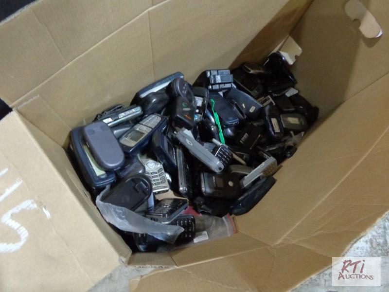 lot 45 image: box of cell phones...