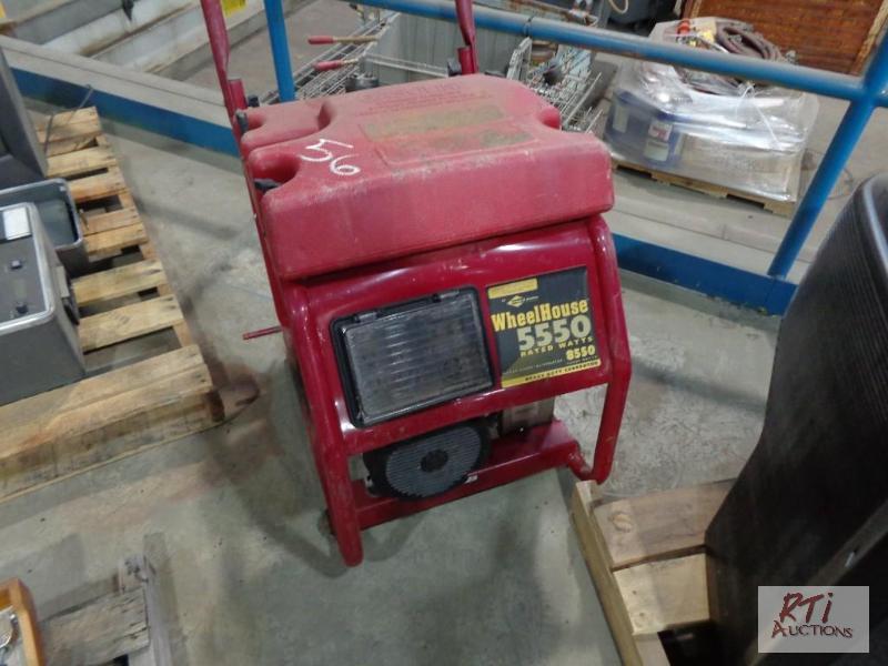 lot 56 image: Wheel Horse 5550 Generator 8550 watts...