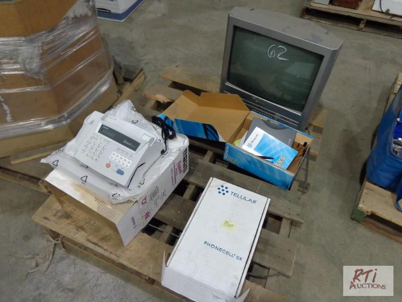 lot 62 image: Brother Fax fixed wireless terminal TV...