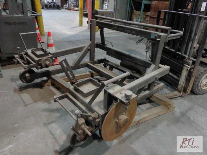 lot 71 image: Reel-O-Matic HJ75 5000lb. Cable reel winding...