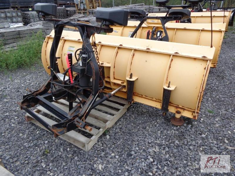 lot 96 image: Fisher 8 Storm Guard Minute Mount snowplow ...