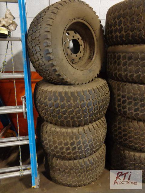lot 7 image: 31X13.50 15NHS Tires &amp Rims. Item sold AS...