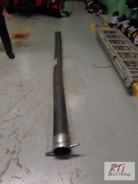 lot 9B image: 5 in. hard suction hose with trough. Item sol...