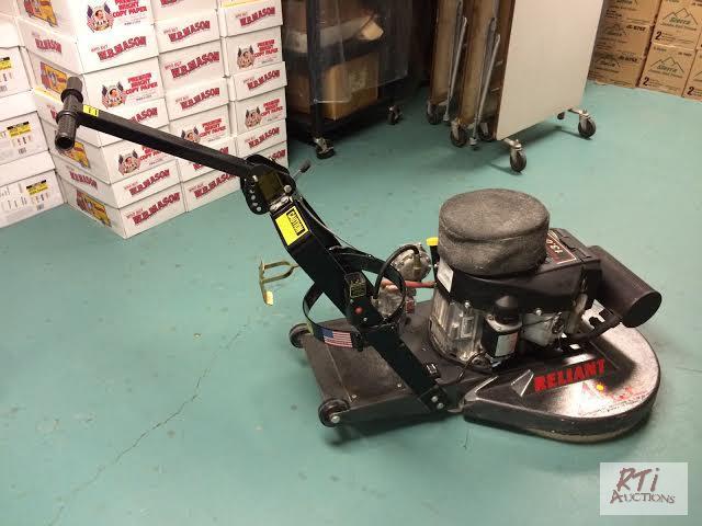 lot 121 image: Aztec propane burnisher wpropane tank, high ...