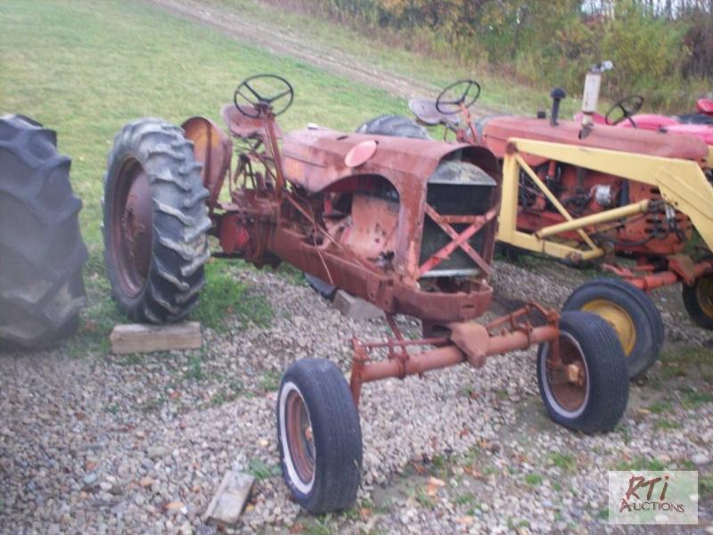 lot 54 image: Massey Harris 44 with wide front end. Partial...
