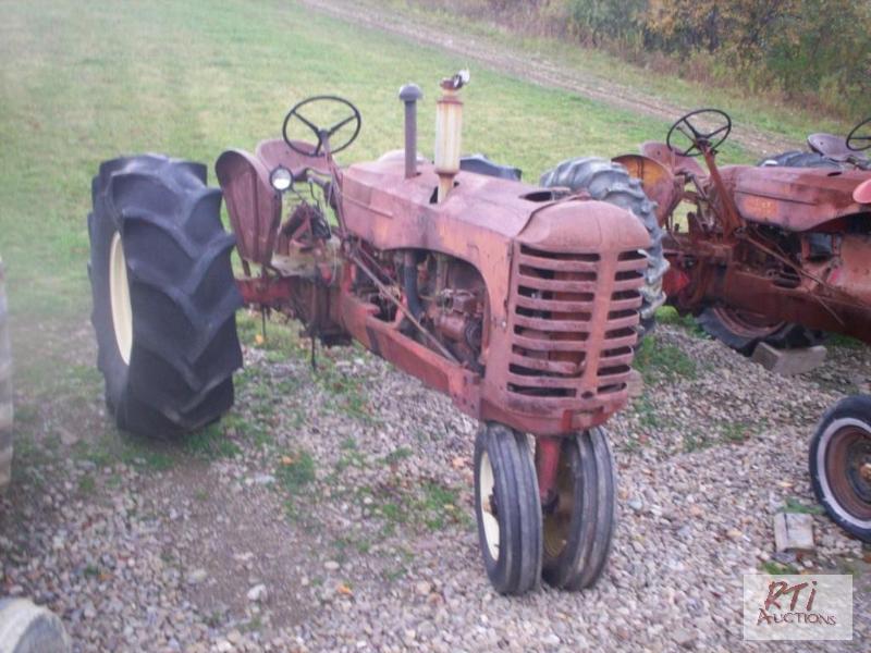 lot 55 image: Massey Harris 44 with narrow front end. Does ...