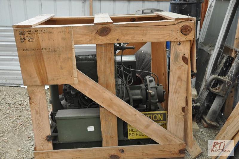 lot 63 image: BARNES pump 1985 powered by Duetz Diesel Engi...