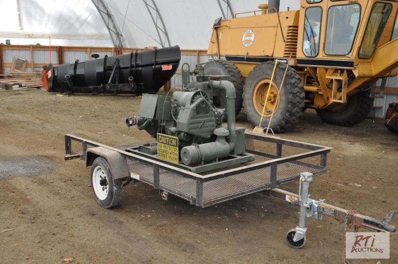 lot 7 image: 1996 Carry-on Trailer with 1 78 in. ball, 8 ...