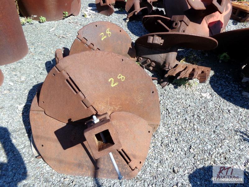 lot 28 image: 6 auger bits 36 inch, 30 inch, 30 inch, 42 in...