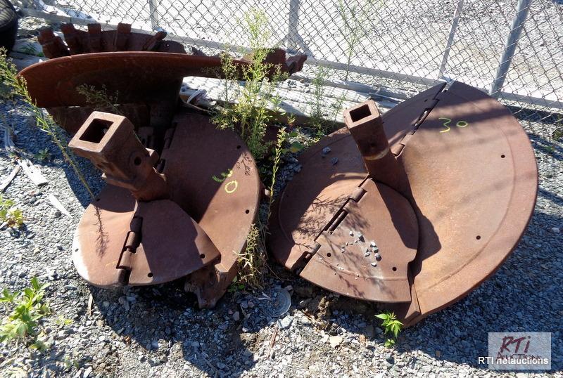 lot 30 image: 5 auger bits 30 inch, 48 inch, 40 inch, 30 in...