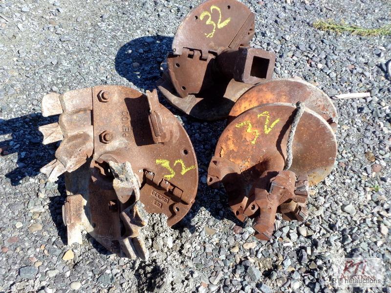 lot 32 image: 3 auger bits 20 inch, 20 inch, 16 inch ,...
