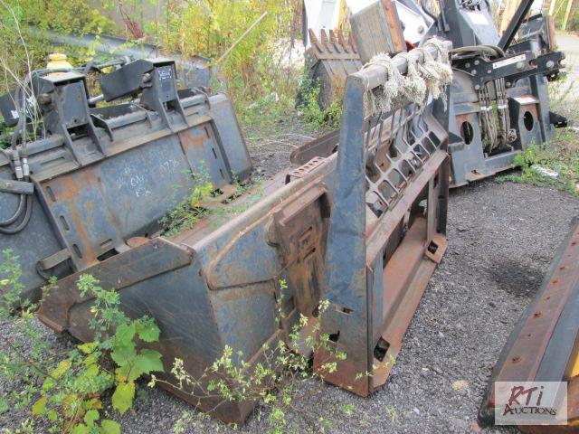 lot 5 image: Bobcat skid steer loader forks. Sells AS IS, ...