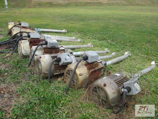 lot 15 image: (8) Aeromixers used at treatment plant, some ...