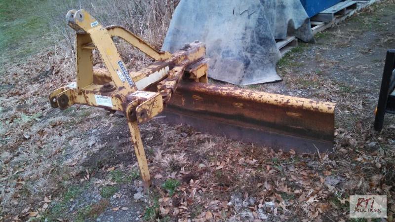 lot 41 image: Tufline 3-point hitch 8ft backblade in operat...