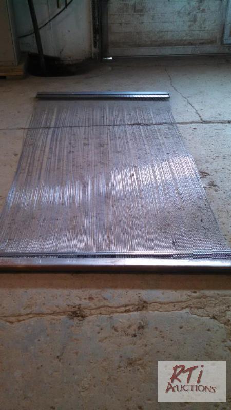 lot 44 image: (5) pieces of Power-Screen Harp Screen Cloth....