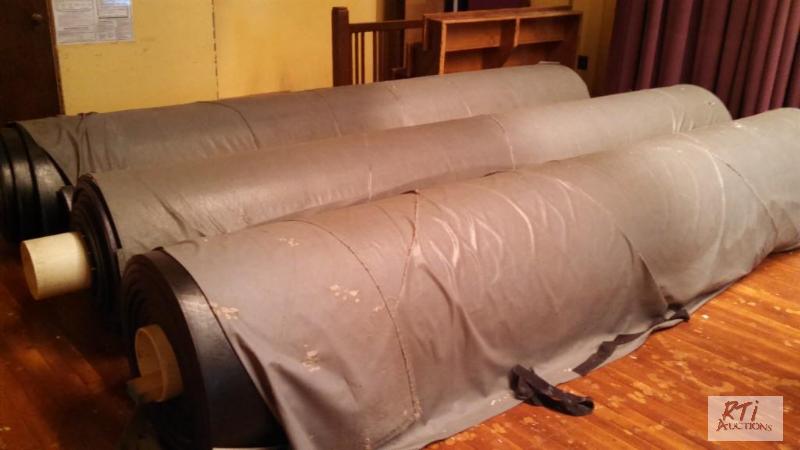 lot 63 image: Wrestling mat measures 36 square (3 sections ...