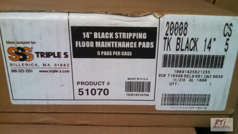 lot 74 image: (45) boxes of different size scrubbing pads, ...