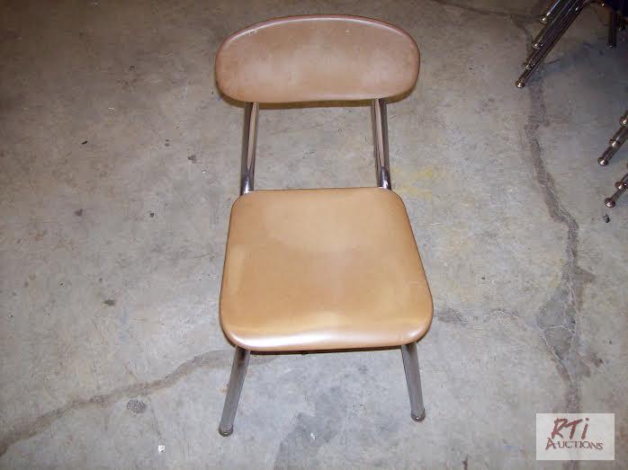 lot 112 image: (65) 14student chairs, all equipment sells AS...