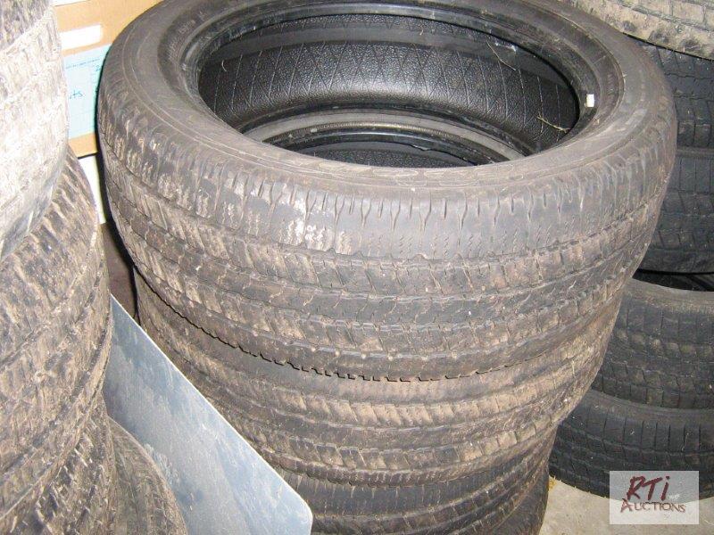 lot 117 image: (4) - 20 tires. The set are Goodyear Wrangler...