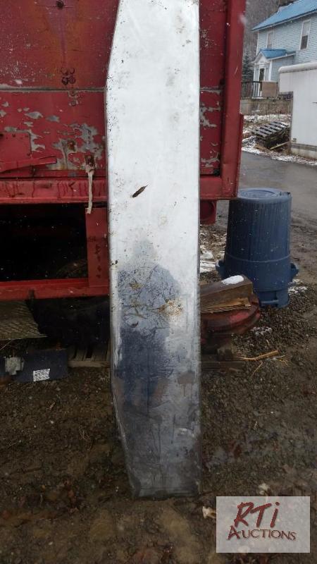 lot 127 image: Stainless Steel Truck bumper. As-is, Buyer is...