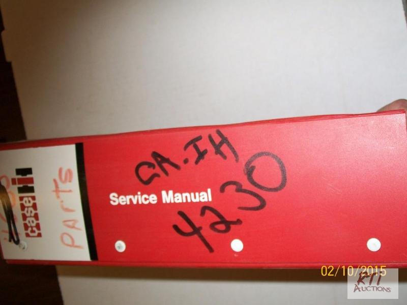 lot 42 image: Misc. manuals for Case IH 4230 tractor IH PC...