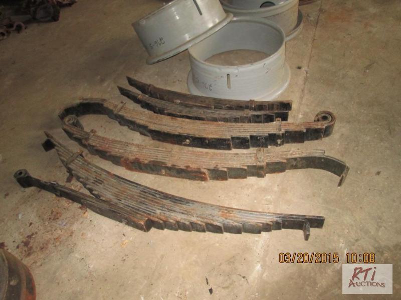lot 57 image: Assorted Truck Springs. Town of Bolivar, NY (...