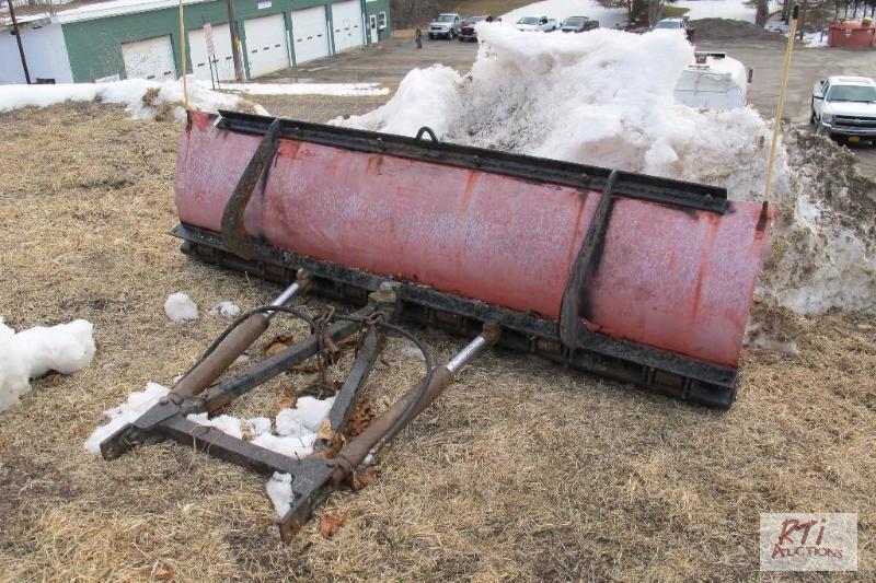 lot 80 image: Snow Plow blade with Poly moldboard. As-is. T...