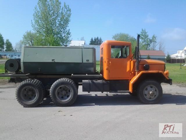 lot 12 image: Two &amp half Ton Army Truck &amp Compresso...