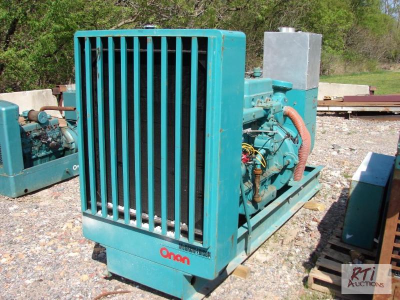 lot 31 image: Onan 175 KW Gen Set, skid mounted 500 origina...