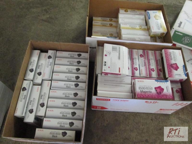 lot 43 image: (6) boxes Xerox printer cartridges for 8550, ...