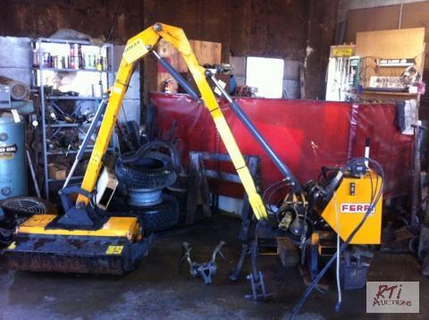 lot 23 image: FERRI Land TD42 3-pt Boom Flail Mower complet...