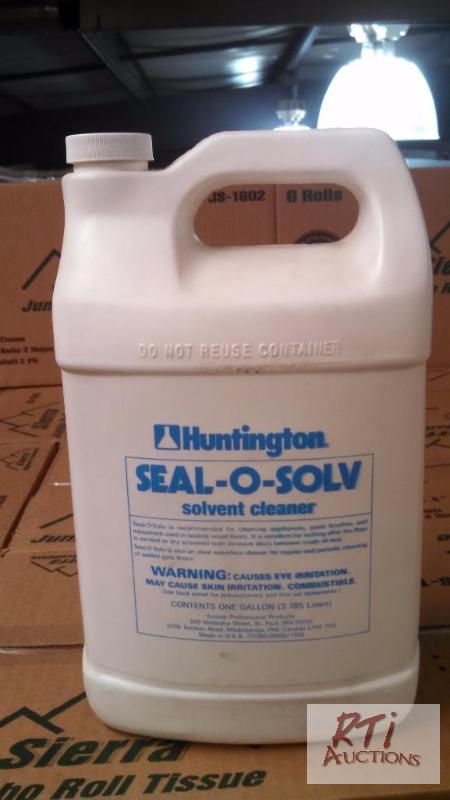 lot 43 image: (14) NEW Huntington Seal O Solv one gallon ea...
