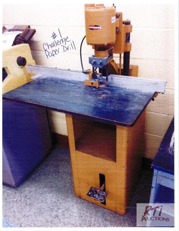 lot 44 image: Challenge paper drill - used for drilling hol...
