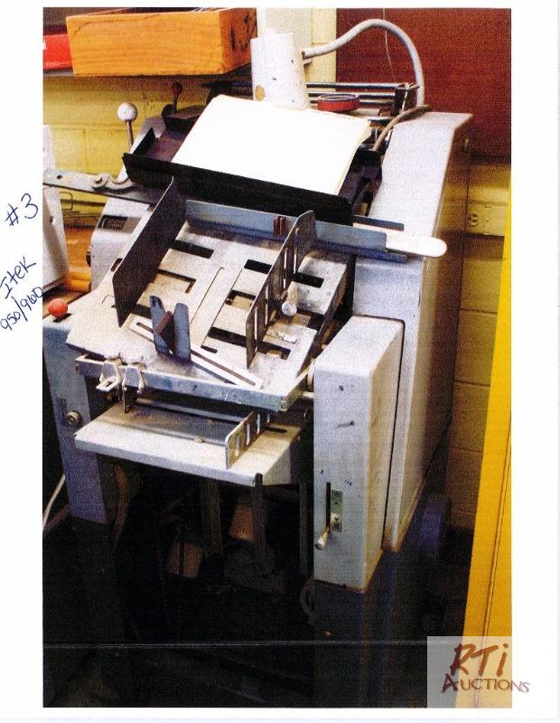lot 46 image: Itek 950960 offset duplicator (printing pres...