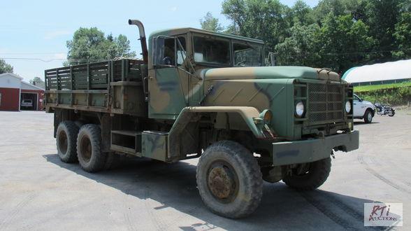 lot 11 image: 1983 AM General 6x6 5 Ton Cargo Truck