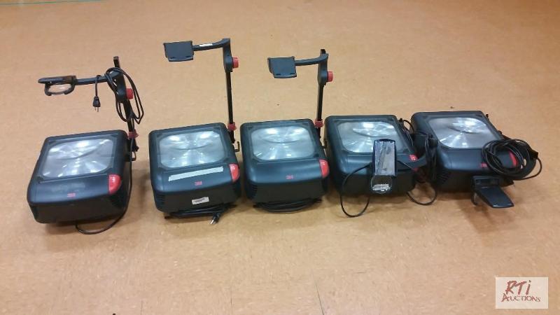 lot 57 image: (5) Overhead Projectors