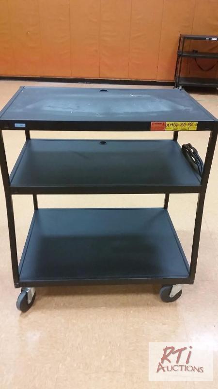 lot 61 image: (2) AV Carts