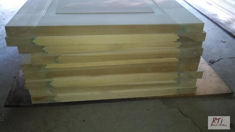lot 32 image: (9) Interior Unfinished Doors. New, never ins...