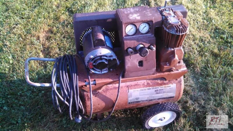 lot 33 image: Sears 1HP 120V Air Compressor 5.8CFM  90PSI....