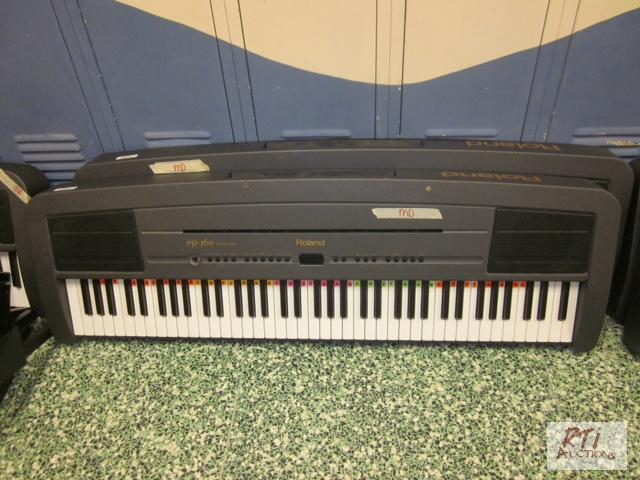lot 48 image: (5) Roland keyboards, not working. All equipm...
