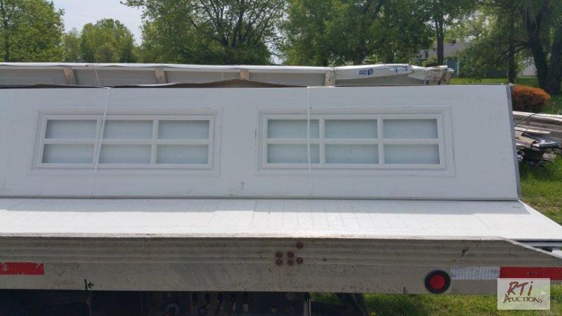 lot 54 image: New in box 8X18 Garage Carriage door. Panels ...